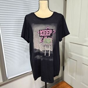 Torrid Keep The Dream Alive Vintage Cotton Crew Tee